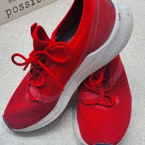 Red New Balance Tennis Shoes Women Size 7